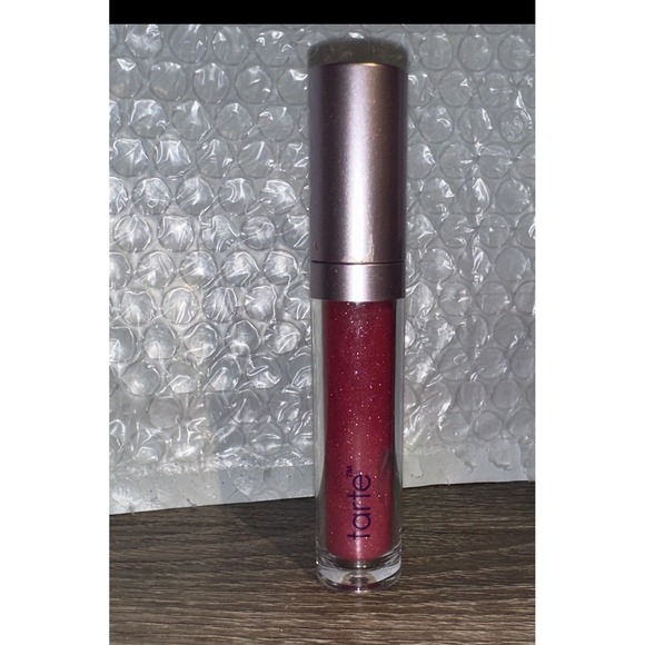 Tarte Vitamin-Infused Lipgloss Apple-A-Day Shimmer Berry Red Makeup discontinued
